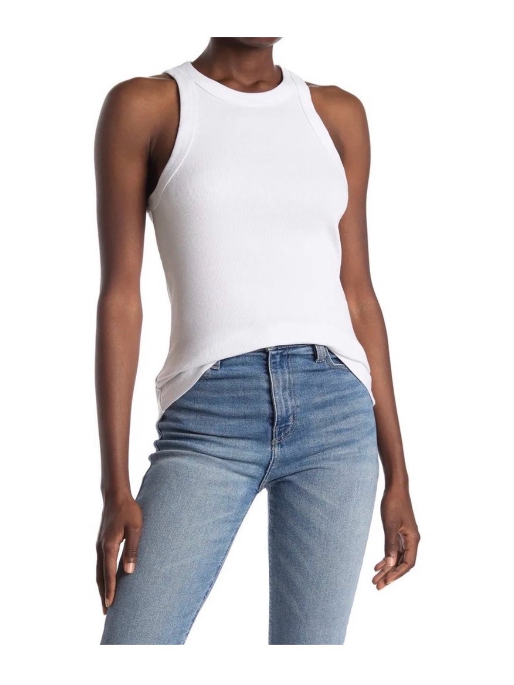 James Perse Ribbed Knit Tank 0